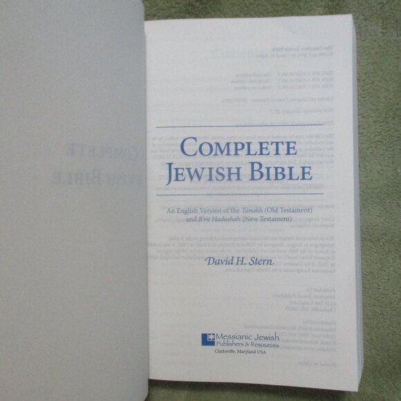The Complete Jewish Bible Like New - Picture 4 of 5